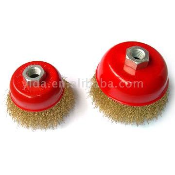 Crimped Cup Brush, bowl brush, wire brush